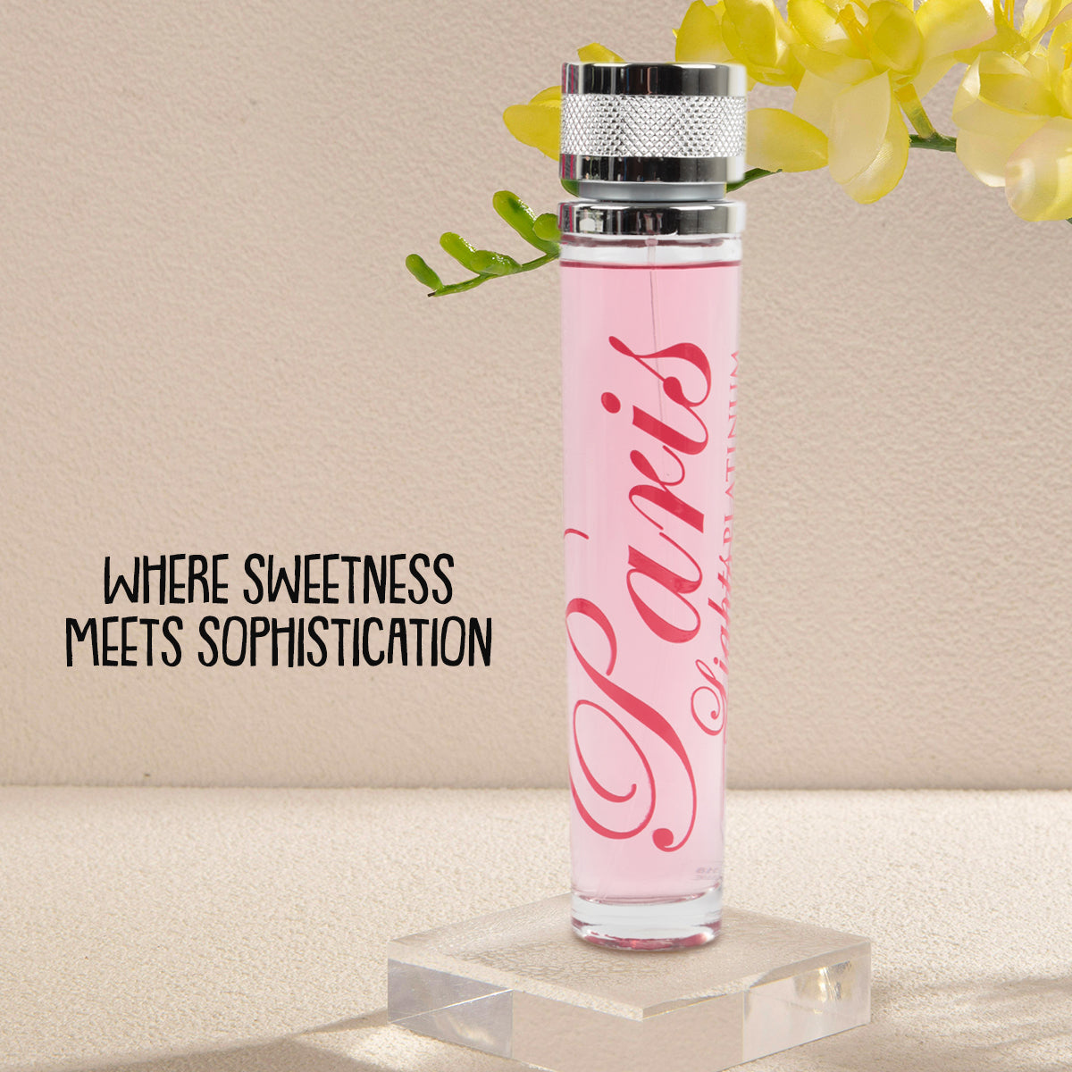 Paris Lights Platinum Spray Perfume Eau De Parfum For Women - 100ML/3.4 FL.OZ.