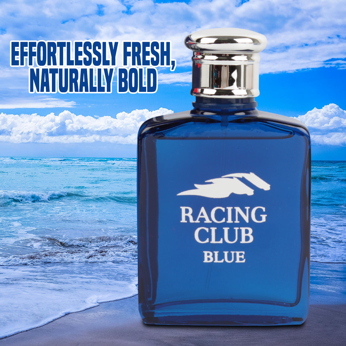 Racing Club Blue Spray Cologne Eau De Toilette For Men - 100ML/3.4 FL.OZ.