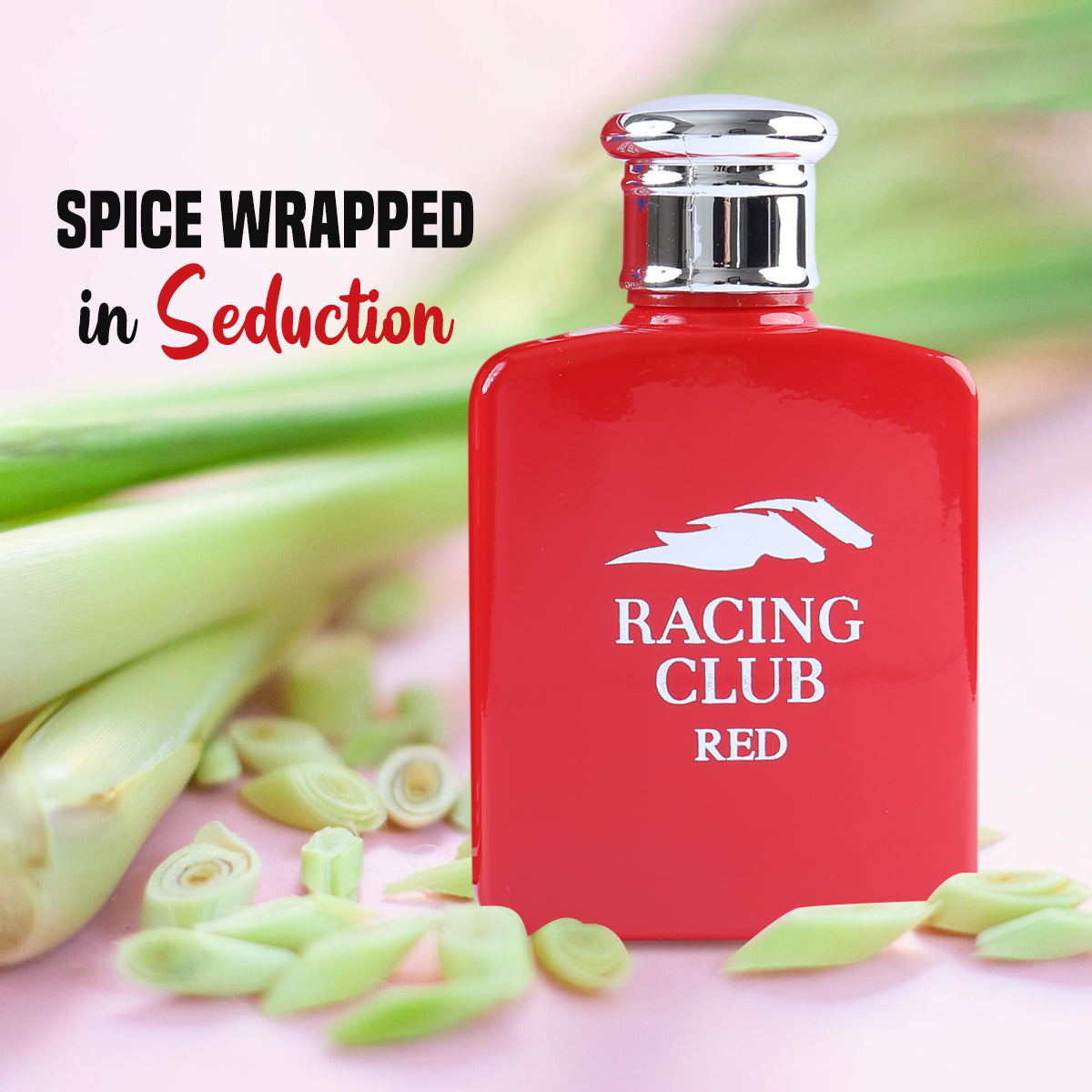 Racing Club Red Spray Cologne Eau De Toilette For Men - 100ML/3.4 FL.OZ./3PCS