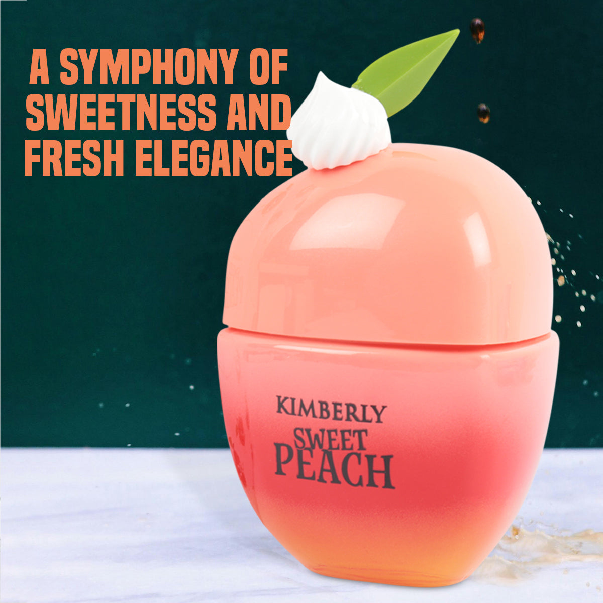 Kimberly Sweet Peach Spray Perfume Eau De Parfum For Women - 100ML/3.4 FL.OZ.