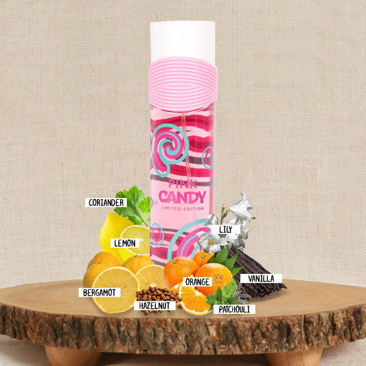 Pink Candy Limited Edition Spray Perfume Eau De Parfum For Women - 100ML/3.4 FL.OZ.