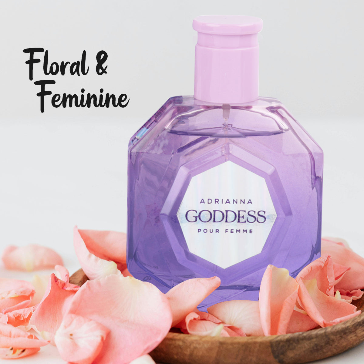 Adrianna Goddess Spray Perfume Eau De Parfum For Women - 100ML/3.4 FL.OZ.