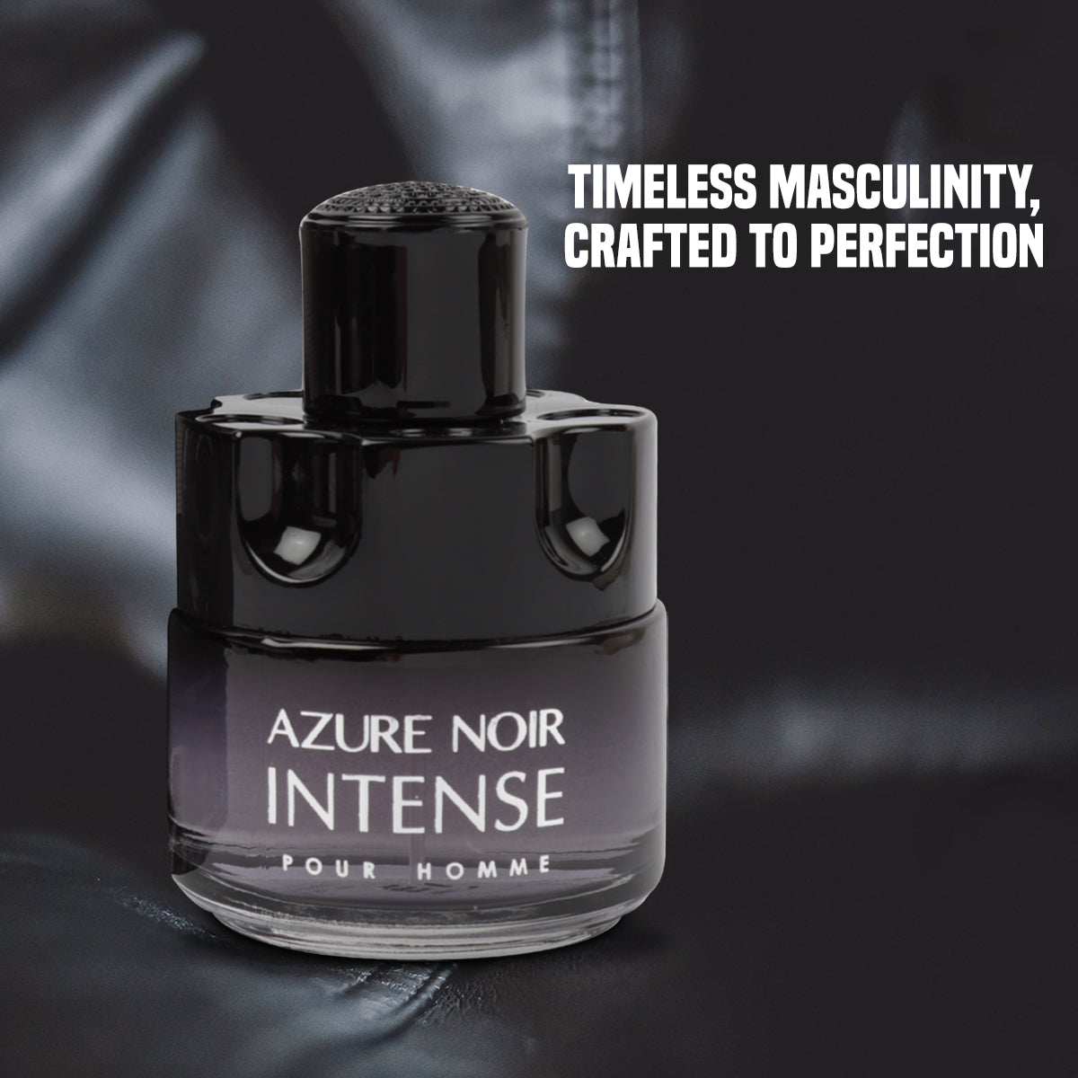 Azure Noir Intense Spray Cologne Eau De Toilette For Men - 100ML/3.4 FL.OZ.