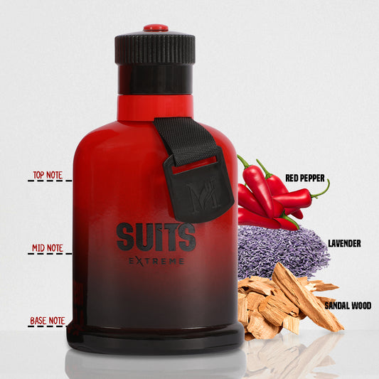 Suits Extreme Spray Cologne Eau De Toilette For Men 100ML/3.4 FL.OZ.