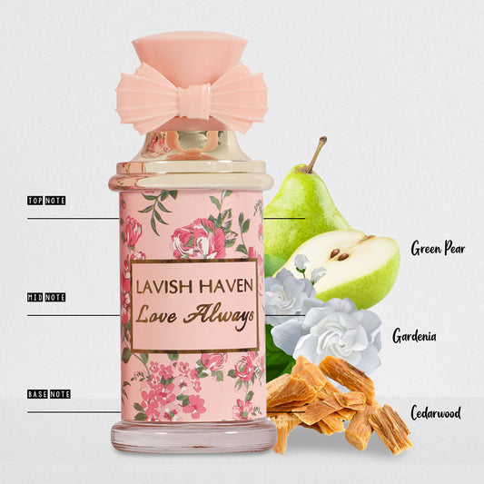 Lavish Haven Love Always Spray Perfume Eau De Parfum For Women - 100ML/3.4 FL.OZ.
