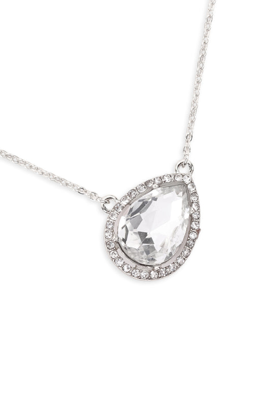 Teardrop Shape Pendant Necklace