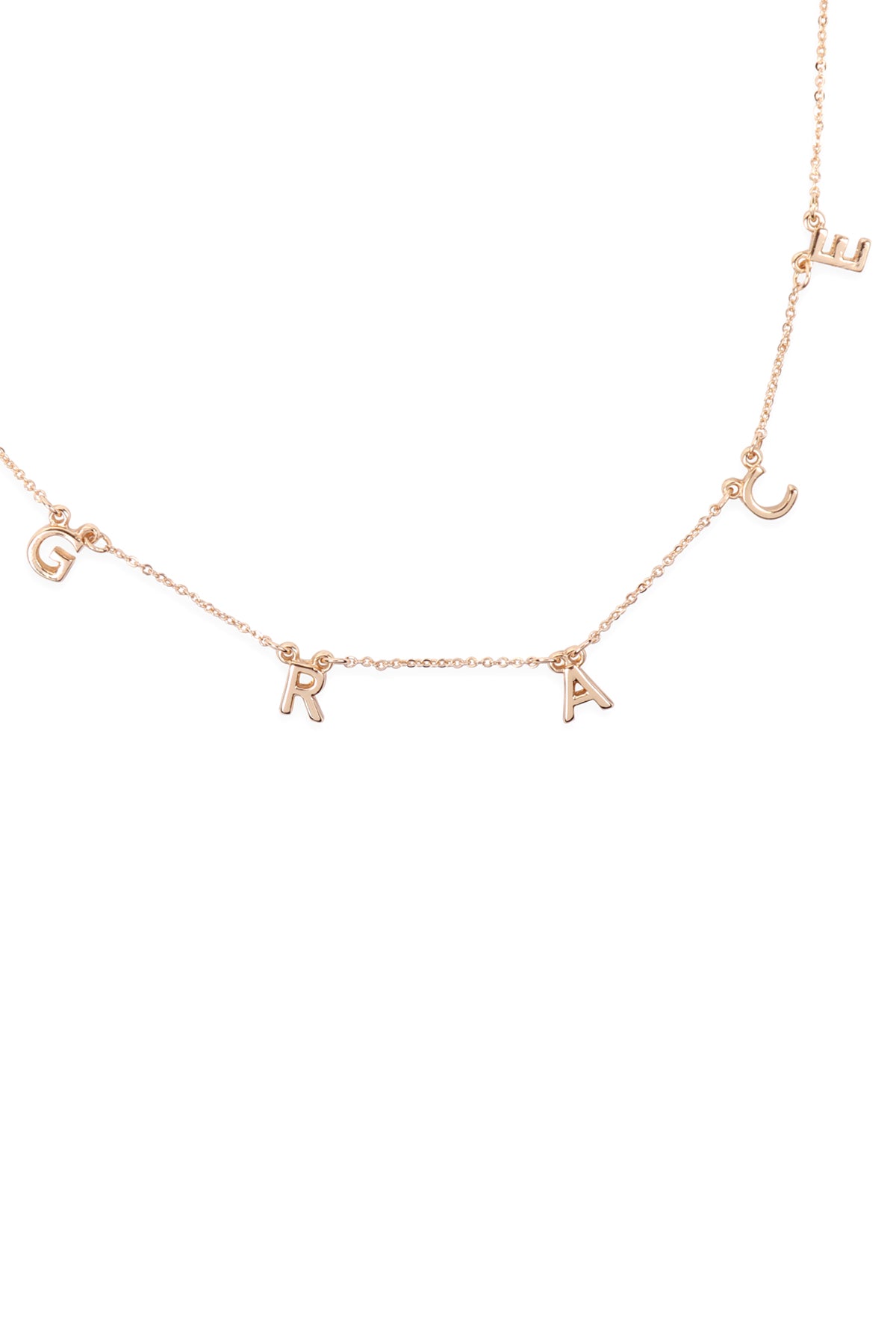 Grace Word Station Necklace