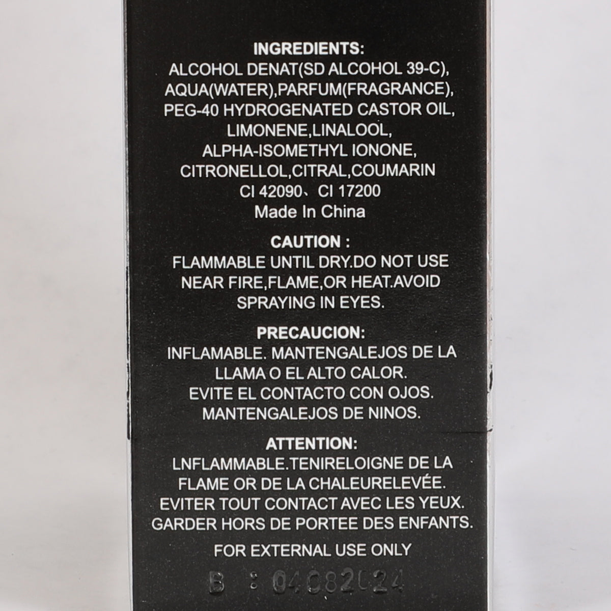 X Spray Cologne Eau De Toilette For Men - 100ML/3.3 FL.OZ.