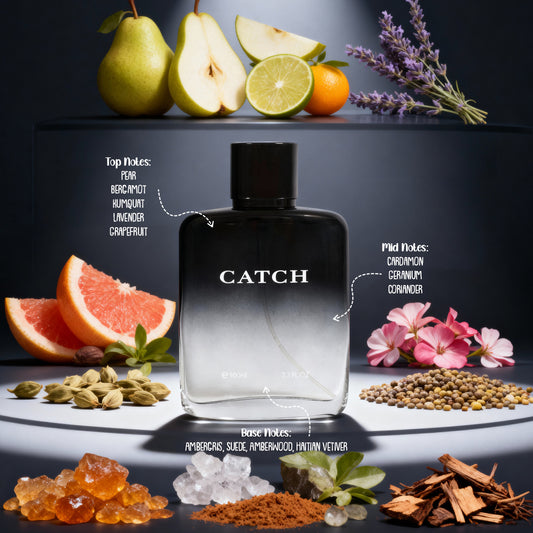 Catch Spray Perfume Eau De Toilette For Men - 100ML/3.3 FL.OZ.