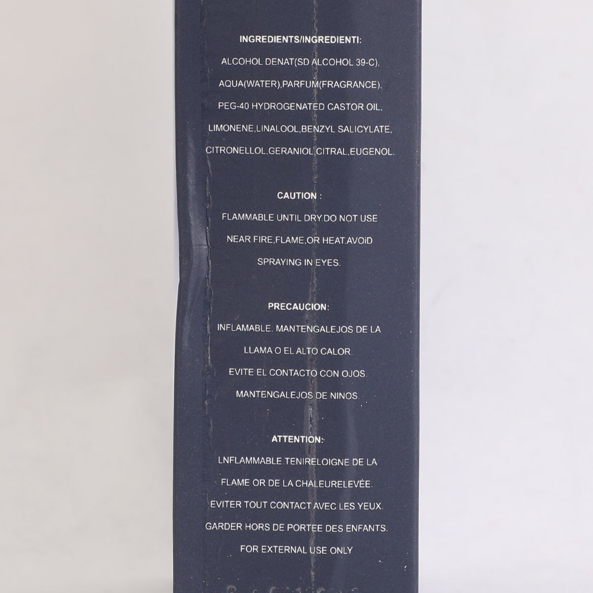 Catch Blue Spray Perfume Eau De Toilette For Men - 100ML/3.3 FL.OZ.