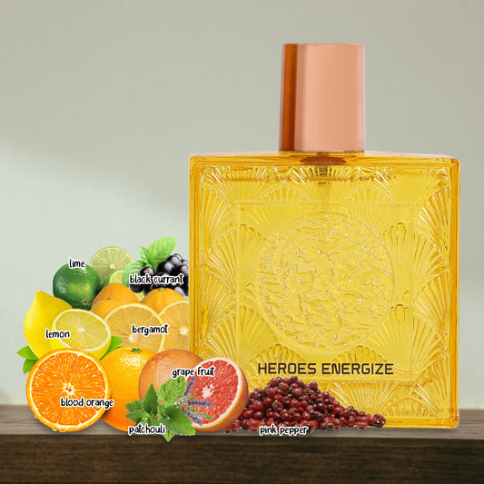 Heroes Energize Spray Cologne Eau De Toilette For Men - 90ML/3.0 FL.OZ.