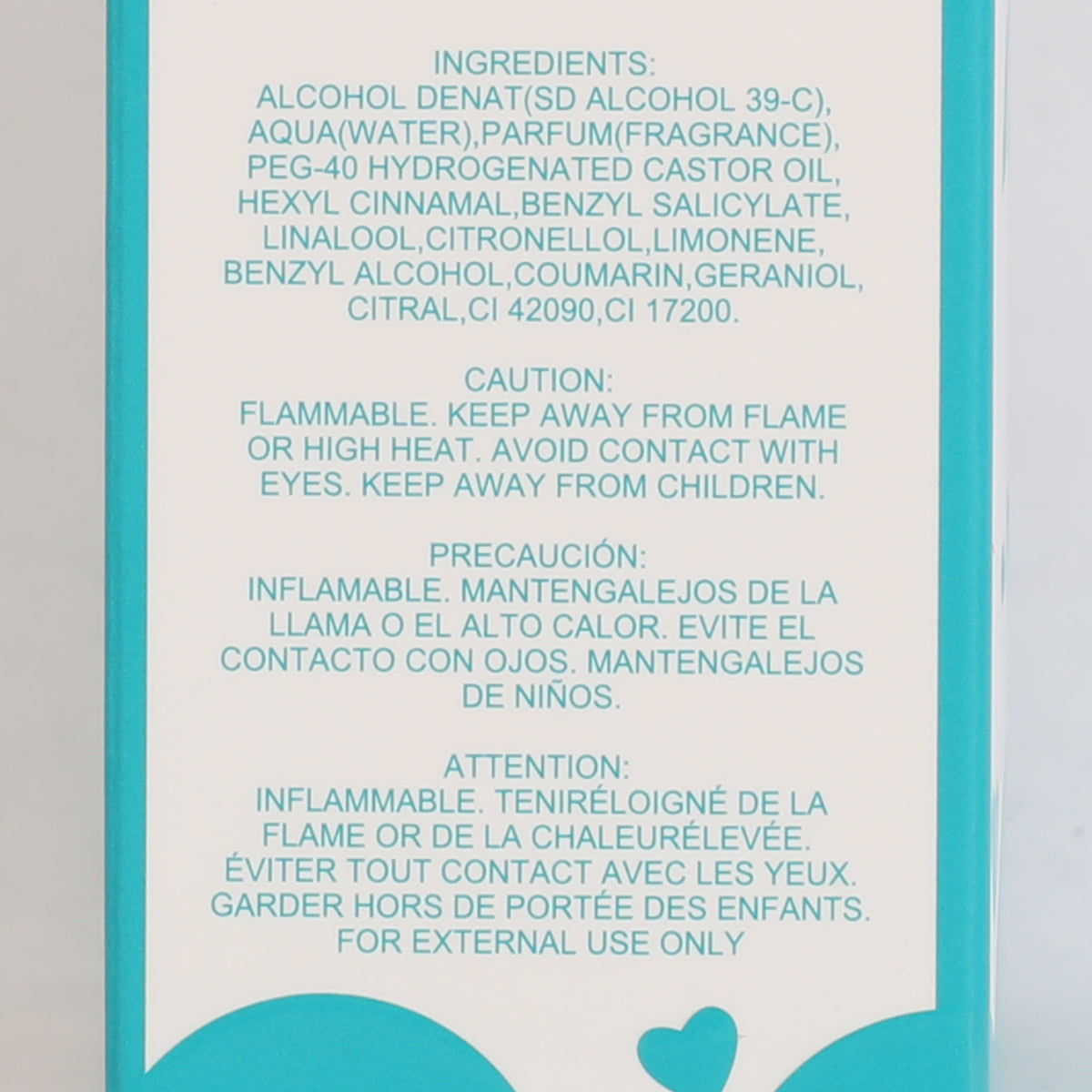 Cupido Spray Perfume Eau De Parfum For Men And Women - 100ML/3.3FL.OZ.