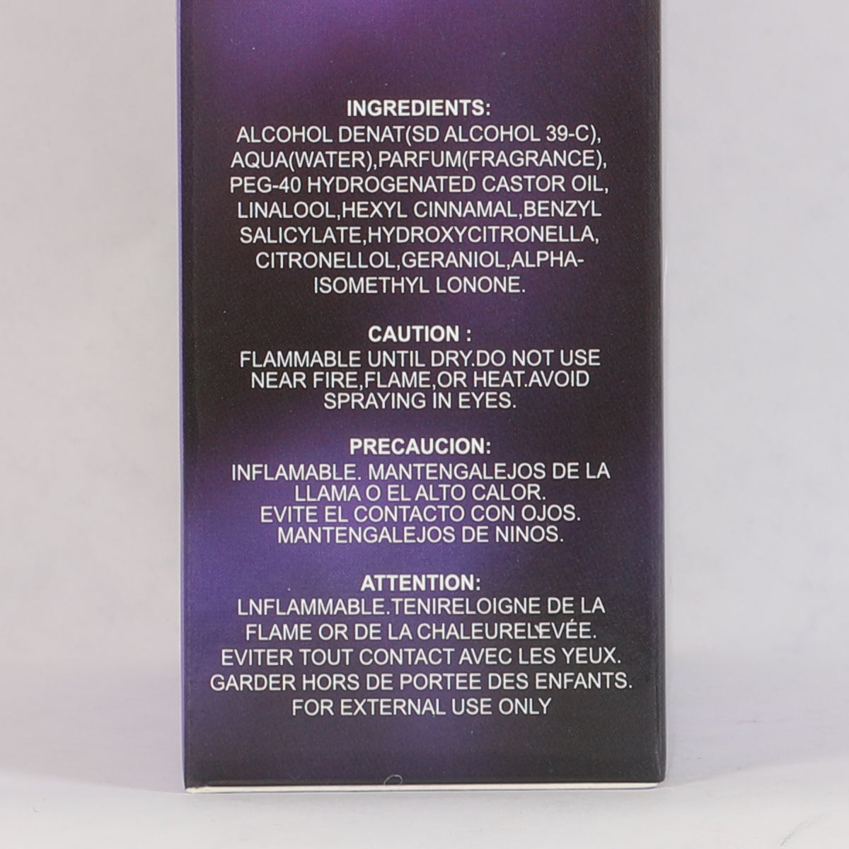 Lilac Spray Perfume Eau De Parfum For Women - 95ML/3.2 FL.OZ.