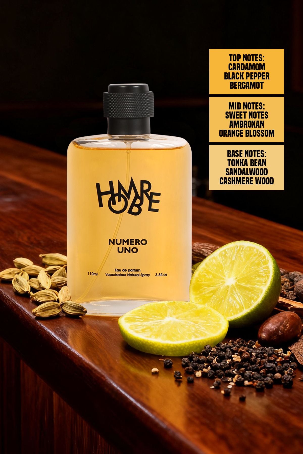 Hombre Numero Uno Spray Perfume Eau De Parfum For Men 110ML/3.6FL.OZ.