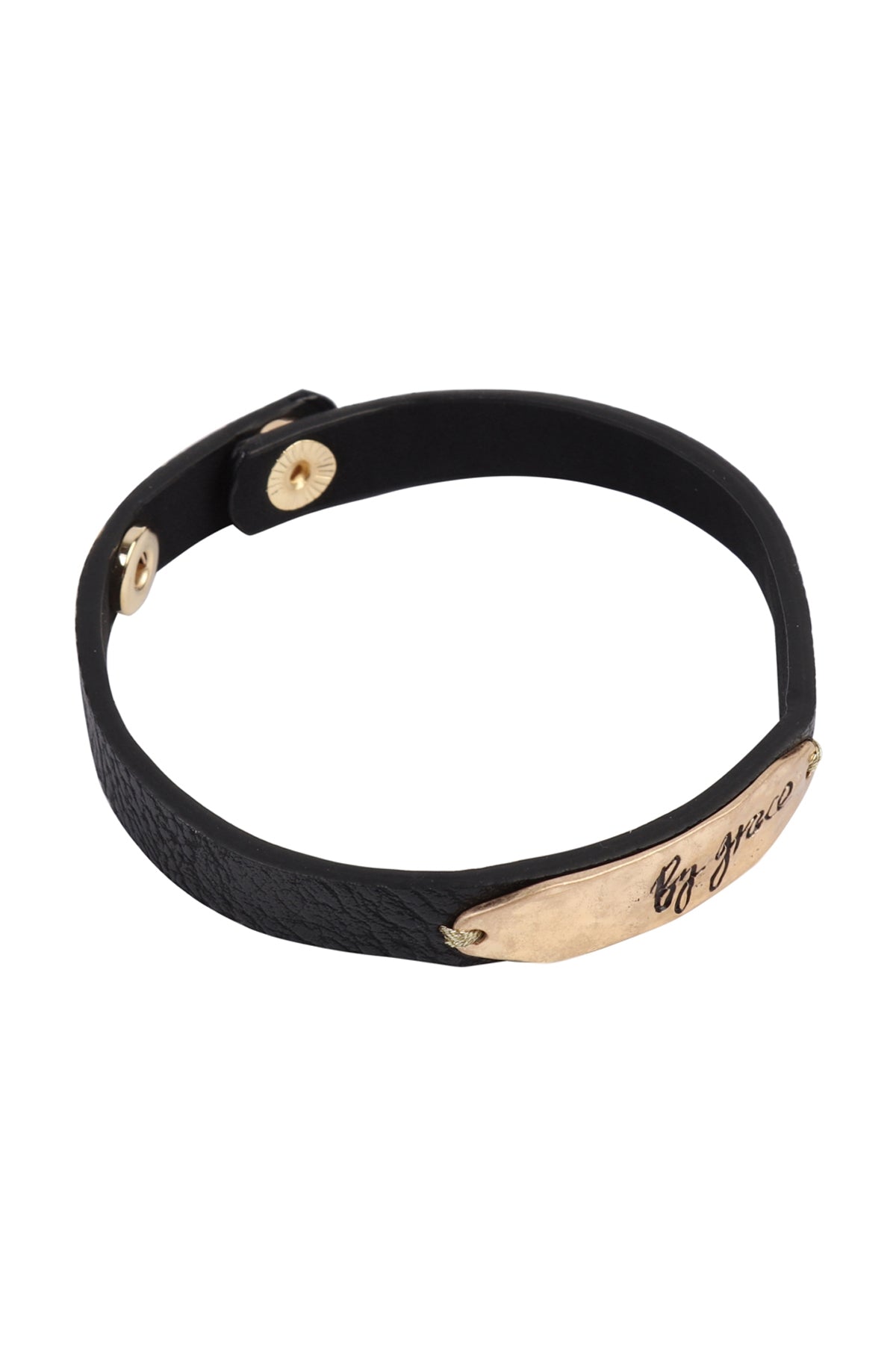 "Grace" Leather Strap Bracelet