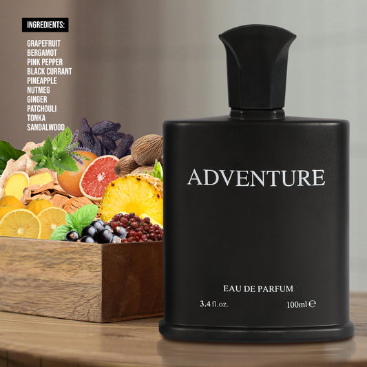 Adventure Spray Cologne Eau De Parfum For Men - 100ML/3.4 FL.OZ