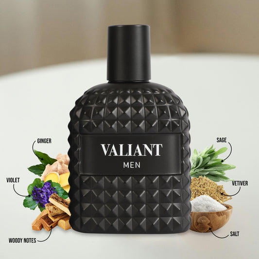 Valiant Men Spray Cologne Eau De Parfum For Men 100ML/3.4 FL.OZ.