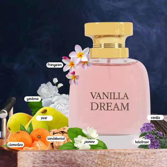 Vanilla Dream Spray Perfume Eau De Parfum For Women - 90ML/3.0 FL.OZ./3PCS