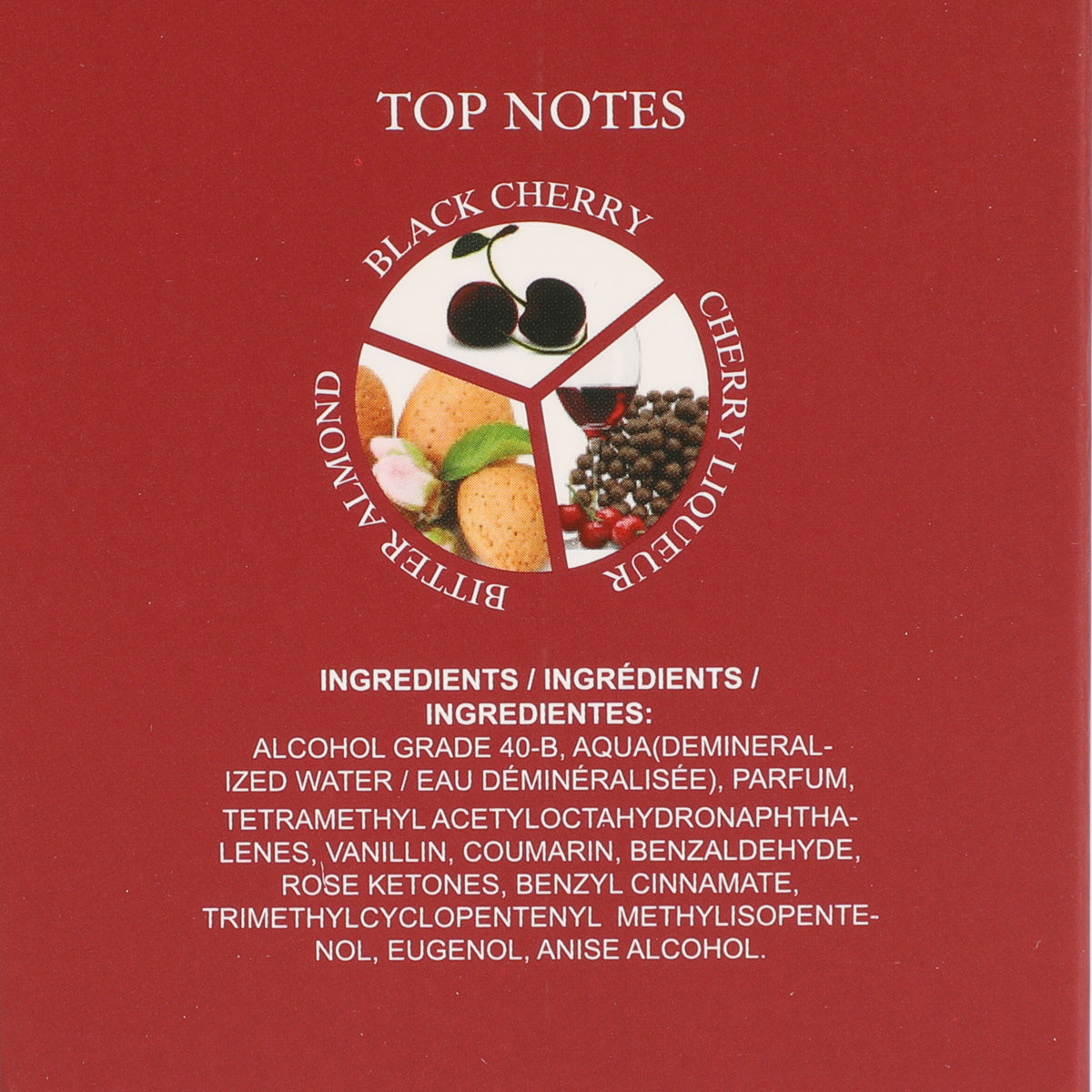 Love Cherry Spray Perfume Eau De Parfum For Women - 100ML/3.4 FL.OZ.