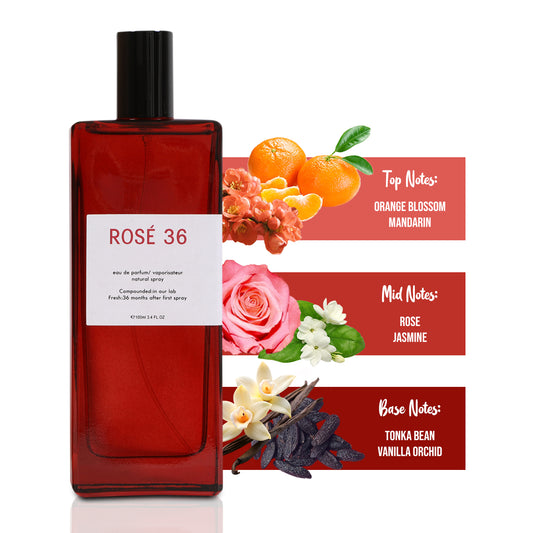 El Laboratorio Rose' 36 Spray Perfume Eau De Parfum For Women - 100ML/3.4 FL.OZ.