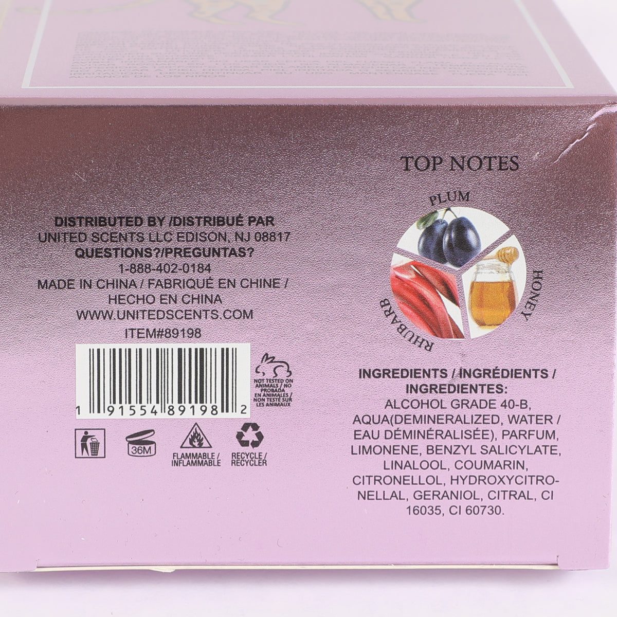 Devine Essence Spray Perfume Eau De Parfum For Women - 100ML/3.4FL.OZ.