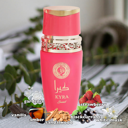 Kyra Sweet Spray Perfume Eau De Parfum For Women- 100ML/3.4FL.OZ.