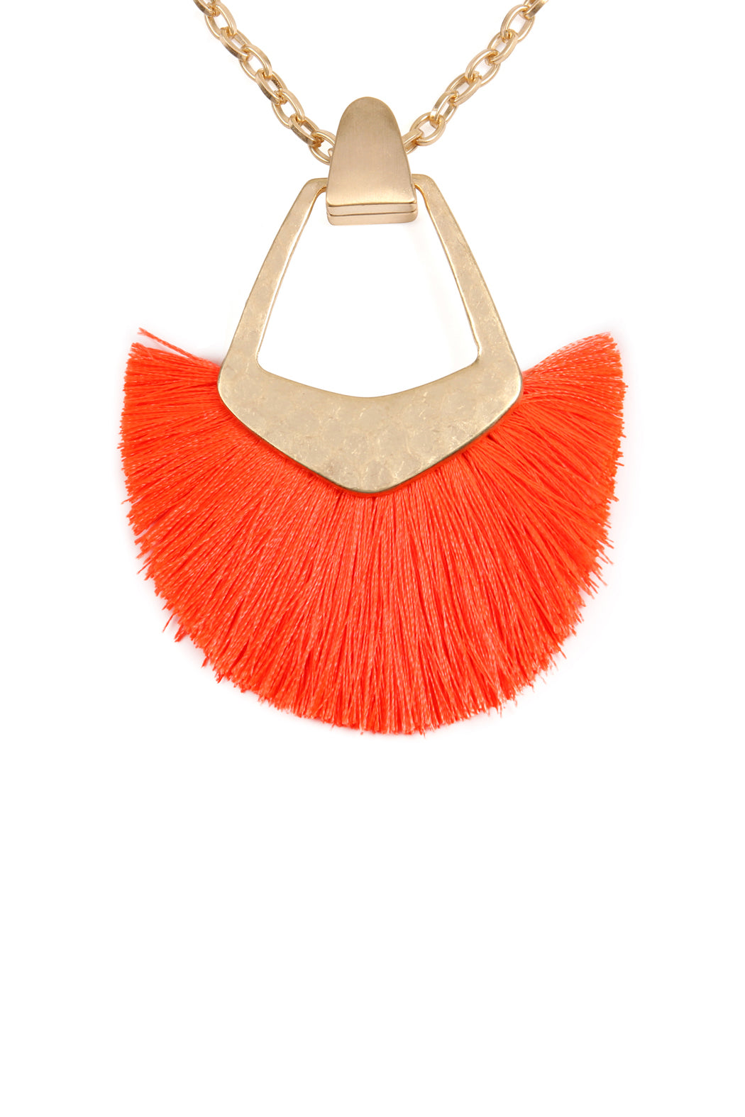 Bohemian Inspired Tassel Pendant Necklace