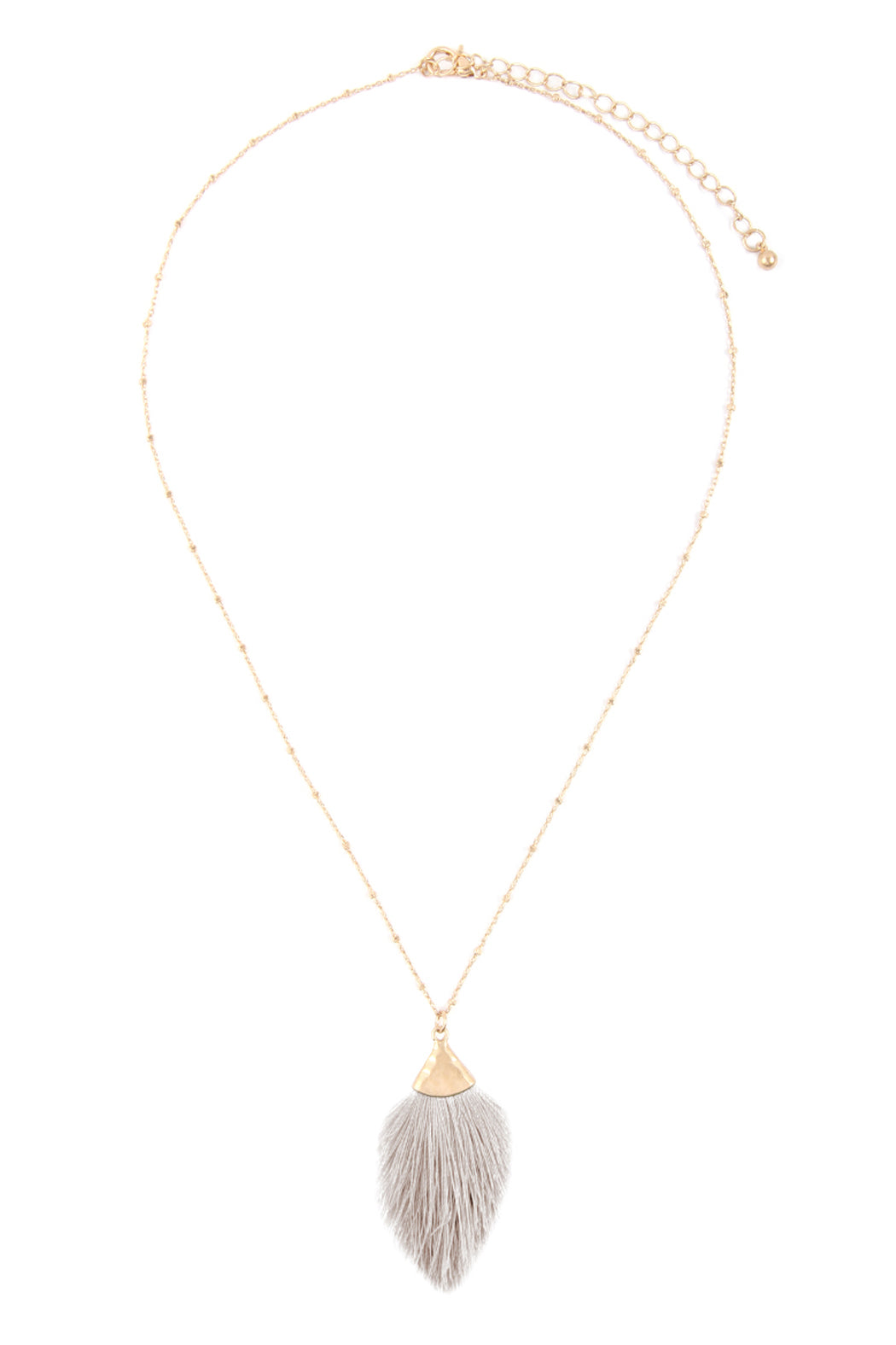 Mini Tassel Pendant Necklace