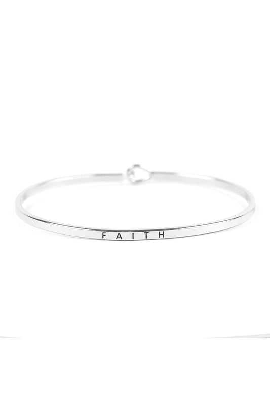 Faith Hinge Cuff Bracelet
