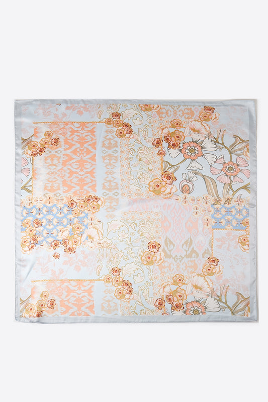 Abstract Floral Print Bandana