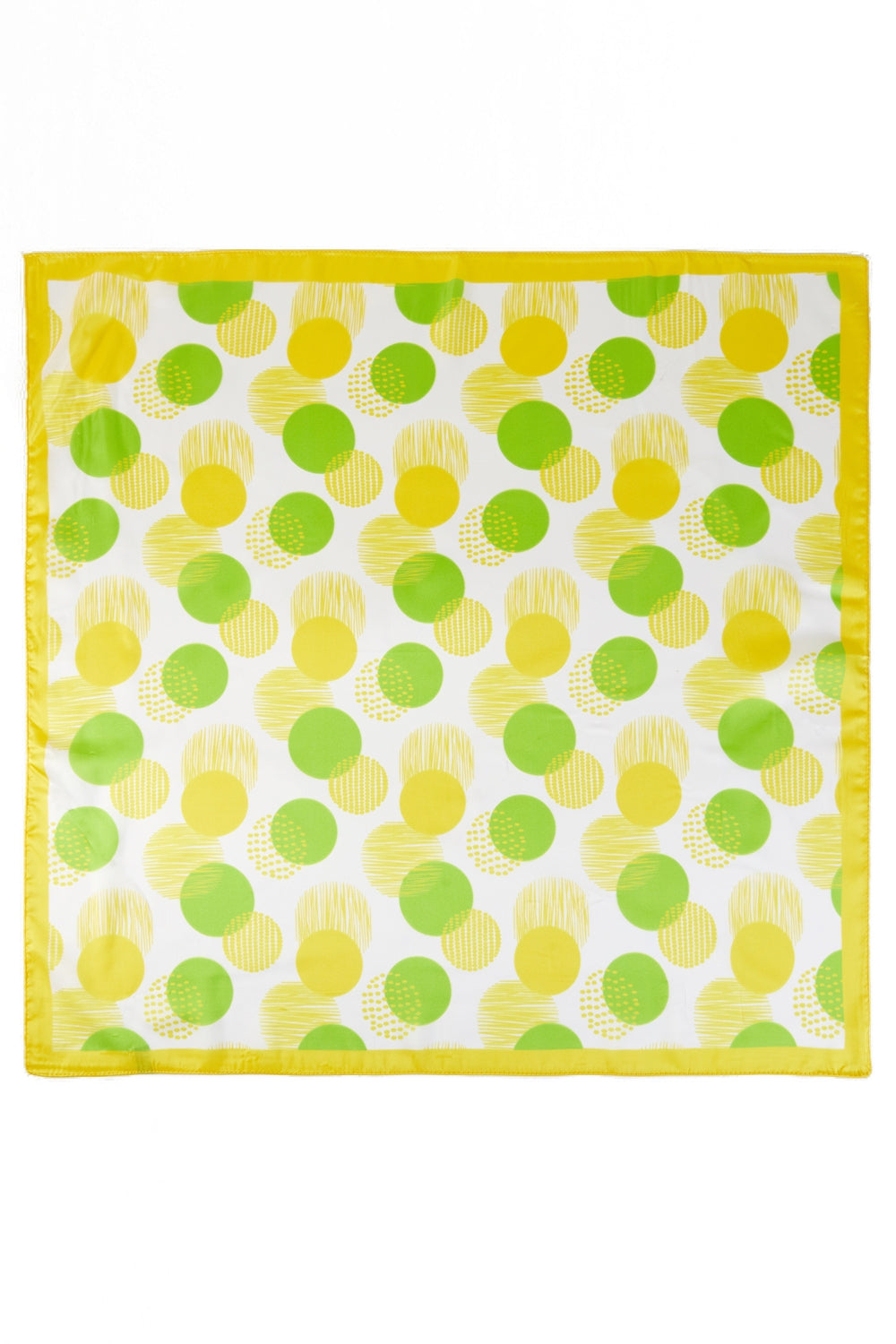 Abstract Polka Dot Print Square Scarf