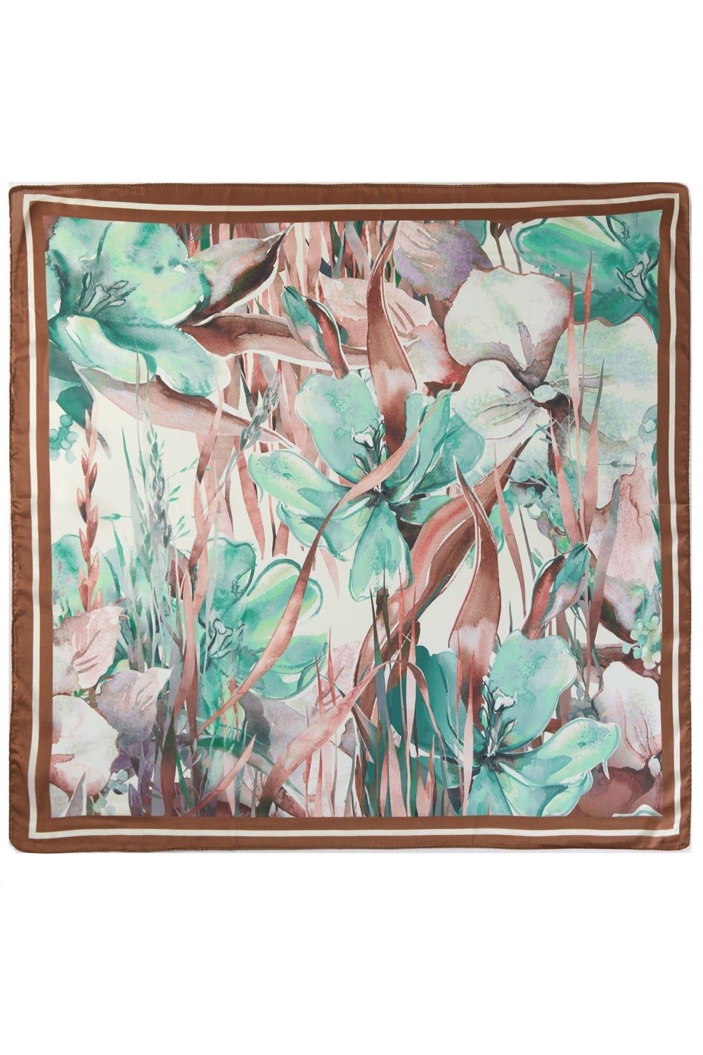 Watercolor Tulip Meadow Print Bandana