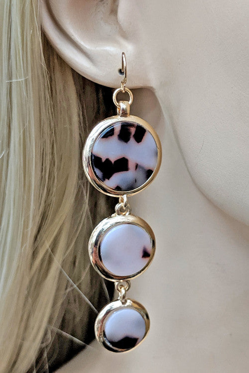 Resin Drop Earrings