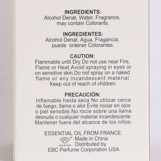 Eternity Memory Spray Perfume Eau De Parfum For Women - 100ML/3.4 FL.OZ.