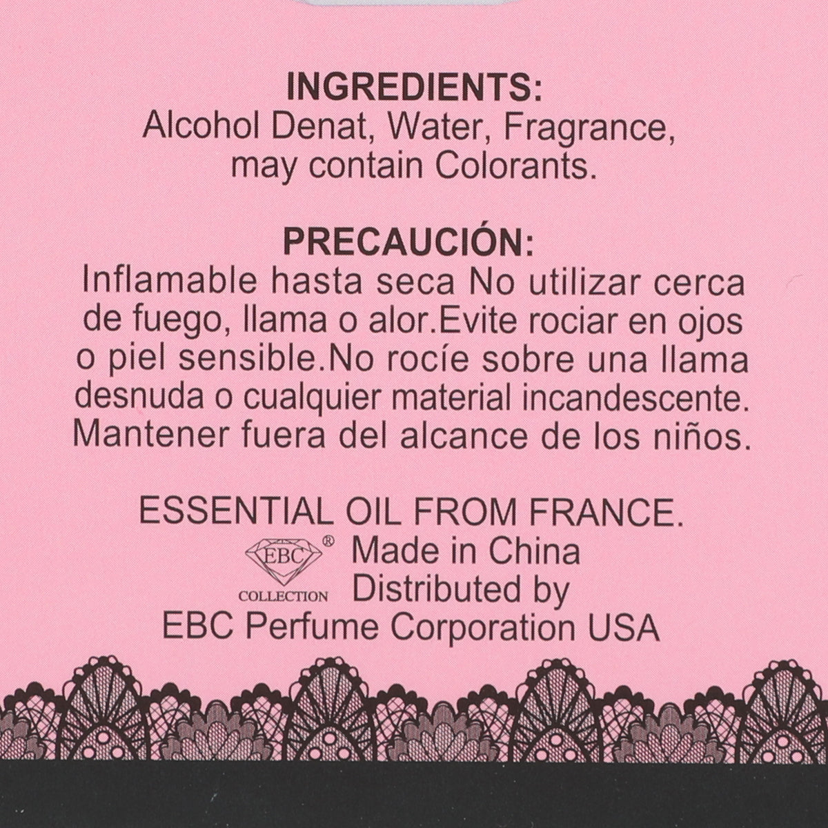 Pink So Sexy Spray Perfume Eau De Parfum For Women - 100ML/3.4 FL.OZ.