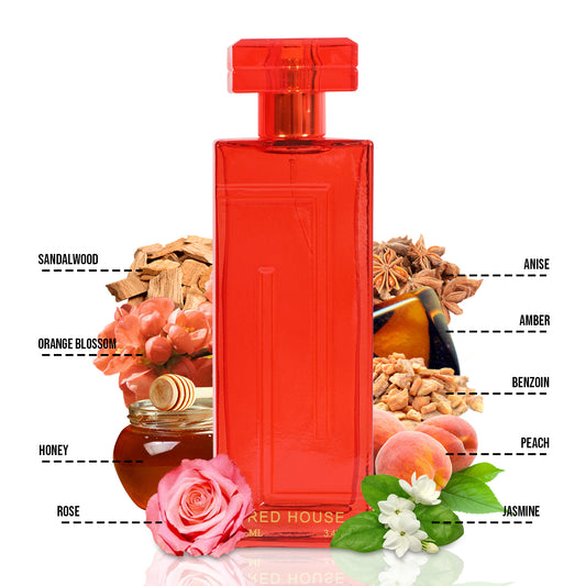 Red House Spray Cologne Eau De Toilette For Women - 100ML/3.4 FL.OZ.