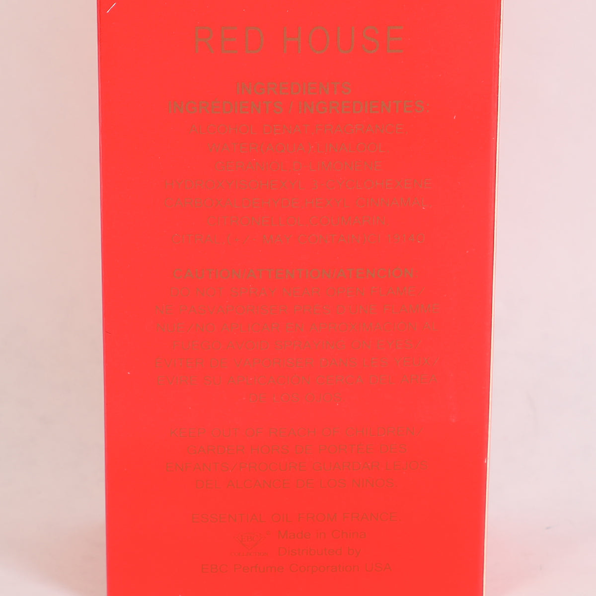Red House Spray Cologne Eau De Toilette For Women - 100ML/3.4 FL.OZ.