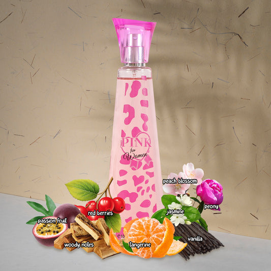 Pink Spray Perfume Eau De Parfum For Women - 100ML/3.4 FL.OZ.