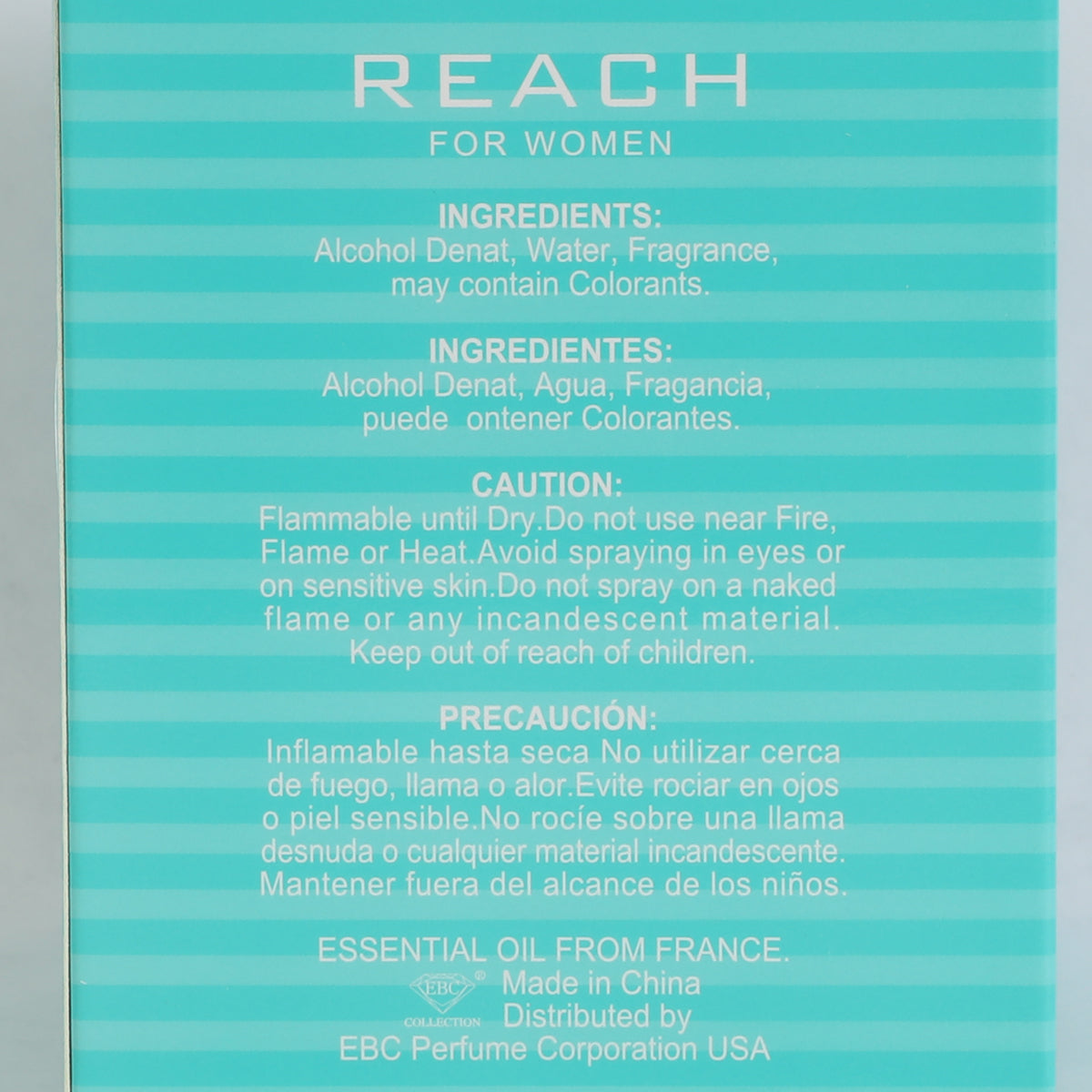 Reach Spray Perfume Eau De Parfum For Women - 100ML/3.4FL.OZ.