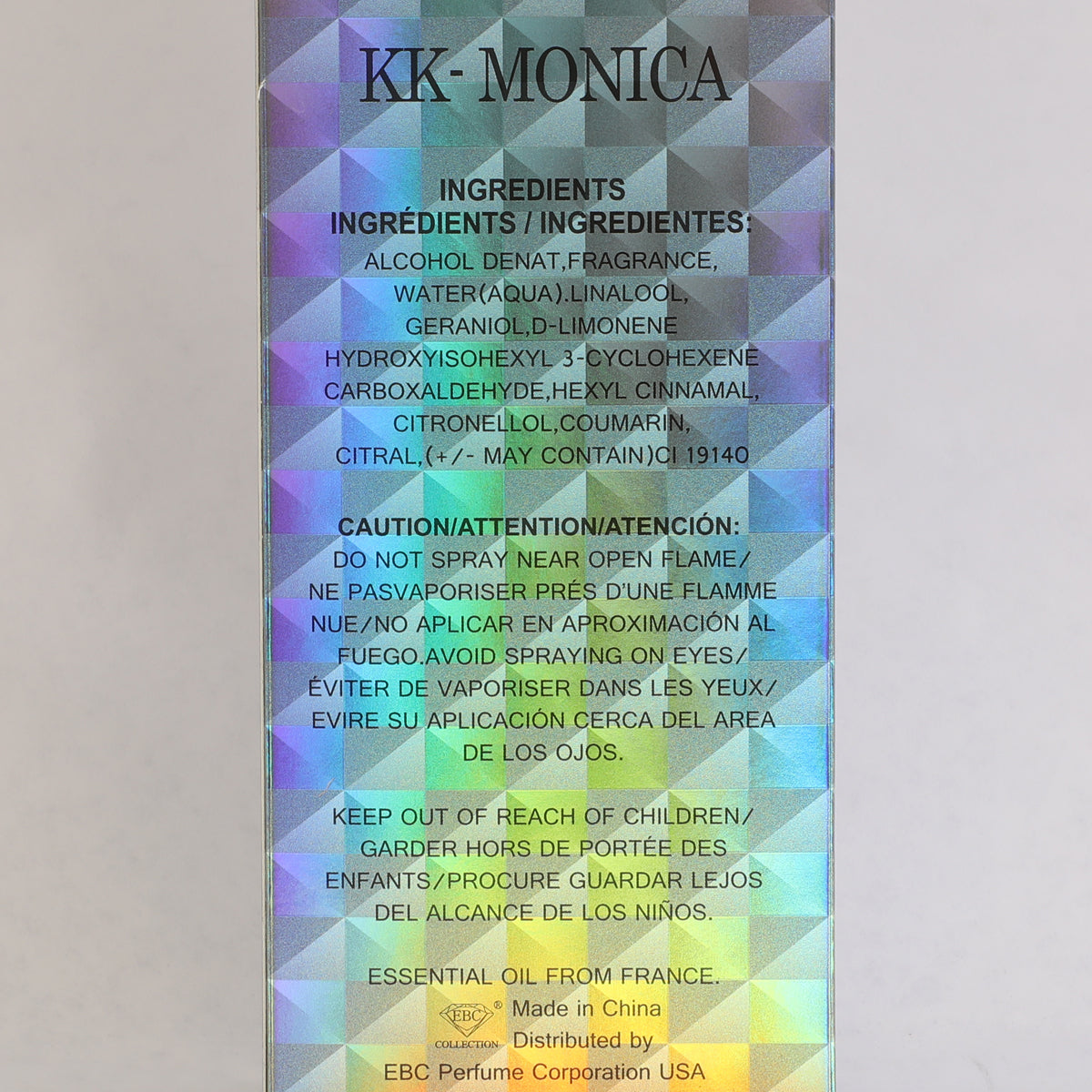 KK-Monica Spray Perfume Eau De Parfum For Women - 100ML/3.4 FL.OZ.