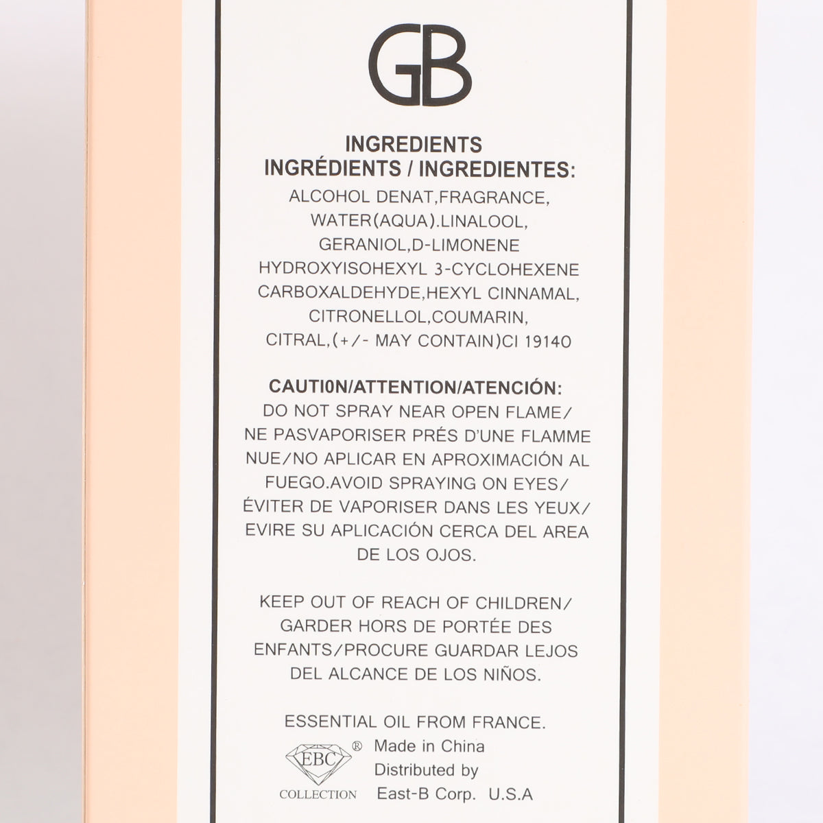 GB Bloom Spray Perfume Eau De Parfum For Women- 100ML/3.4 FL.OZ.