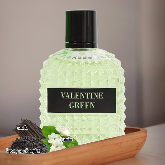 Valentine Green Spray Cologne Eau De Toilette For Women - 100ML/3.4 FL.OZ.