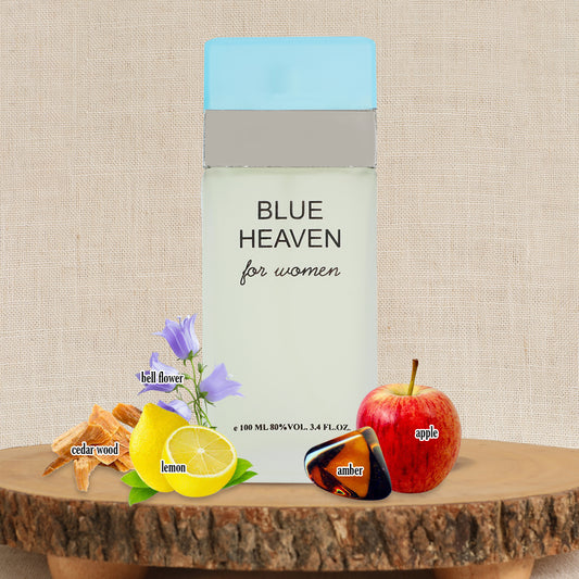 Blue Heaven Spray Perfume Eau De Parfum For Women - 100ML/3.4 FL.OZ.