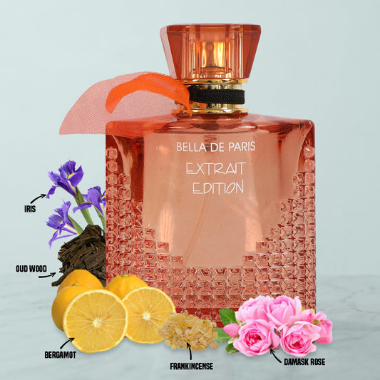 Bella De Paris Extrait Edition Spray Perfume Eau De Parfum For Women - 100ML/3.4 FL.OZ.