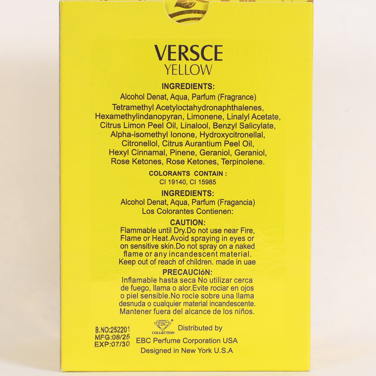 VERSCE YELLOW