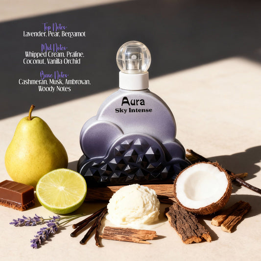 Aura Sky Intense Spray Perfume Eau De Parfum For Women - 100ML/3.4FL.OZ.