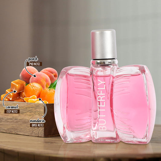 Butterfly Spray Perfume Eau De Parfum For Women - 100ML/3.4 FL.OZ.