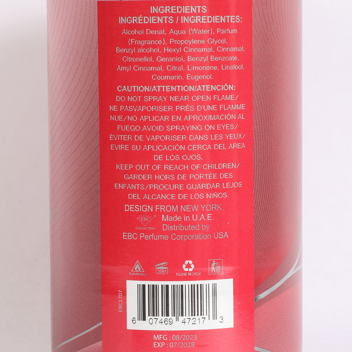 For Woman Class Spray Perfume Eau De Parfum For Women - 100ML/3.4 FL.OZ/3PCS