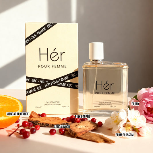 Her Pour Femme Spray Perfume Eau De Parfum For Women - 100ML/3.4FL.OZ./3PCS