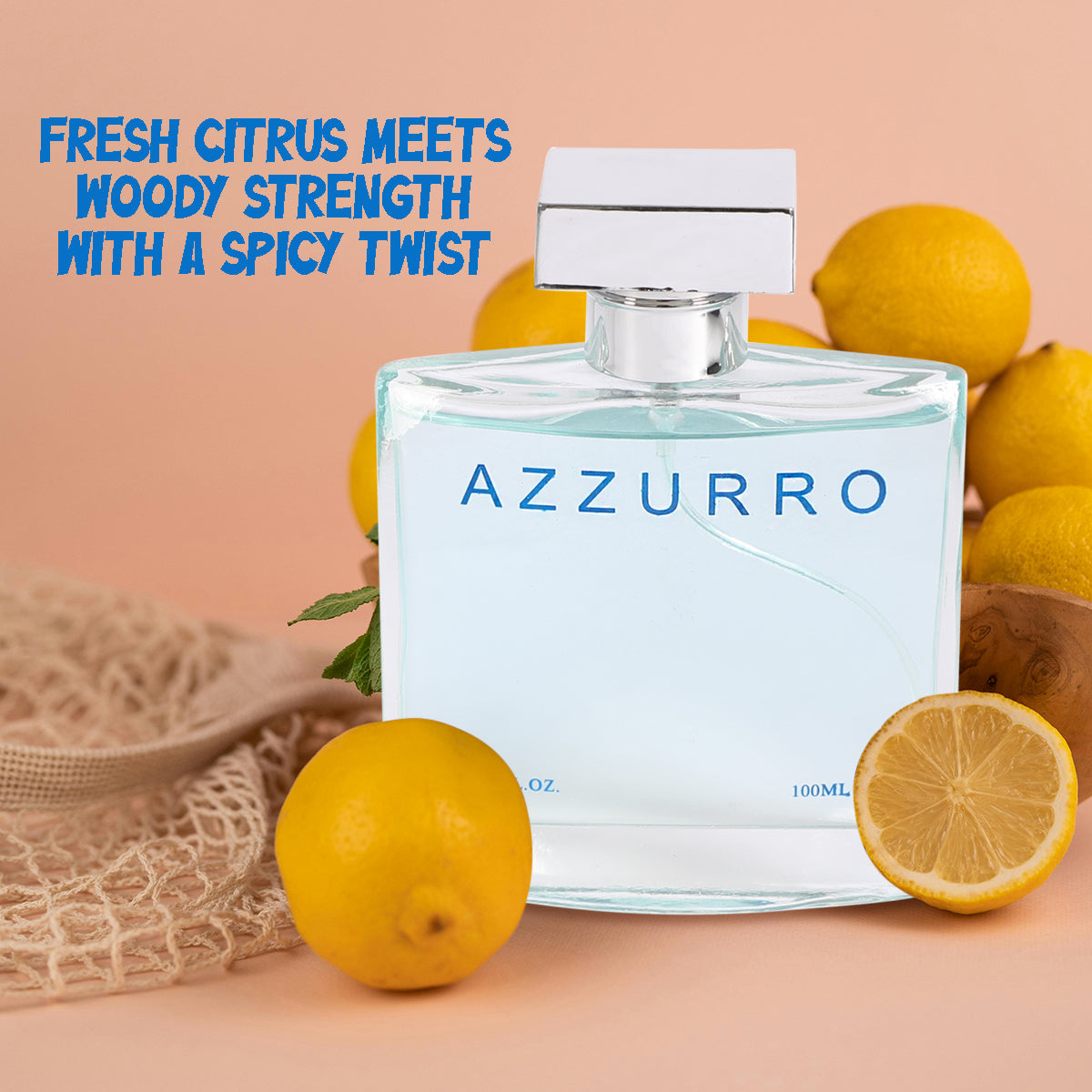 Azzurro Spray Cologne Eau De Toilette For Men - 100ML/3.4 FL.OZ.